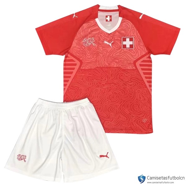 Camiseta Seleccion Suiza Niño Primera equipo 2018